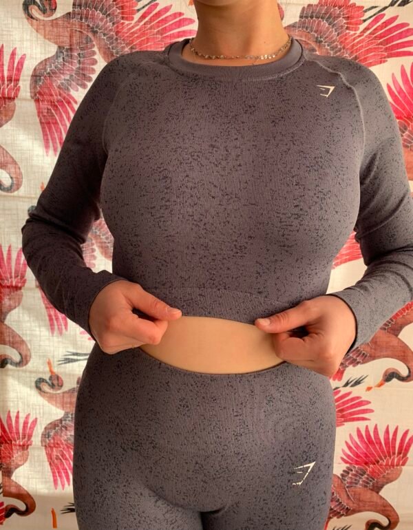 Gymshark - Adapt fleck seamless crop top (M)